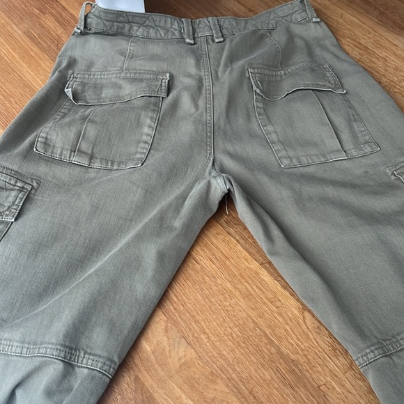 Zara olive green cargo pant - Picture 5 of 6
